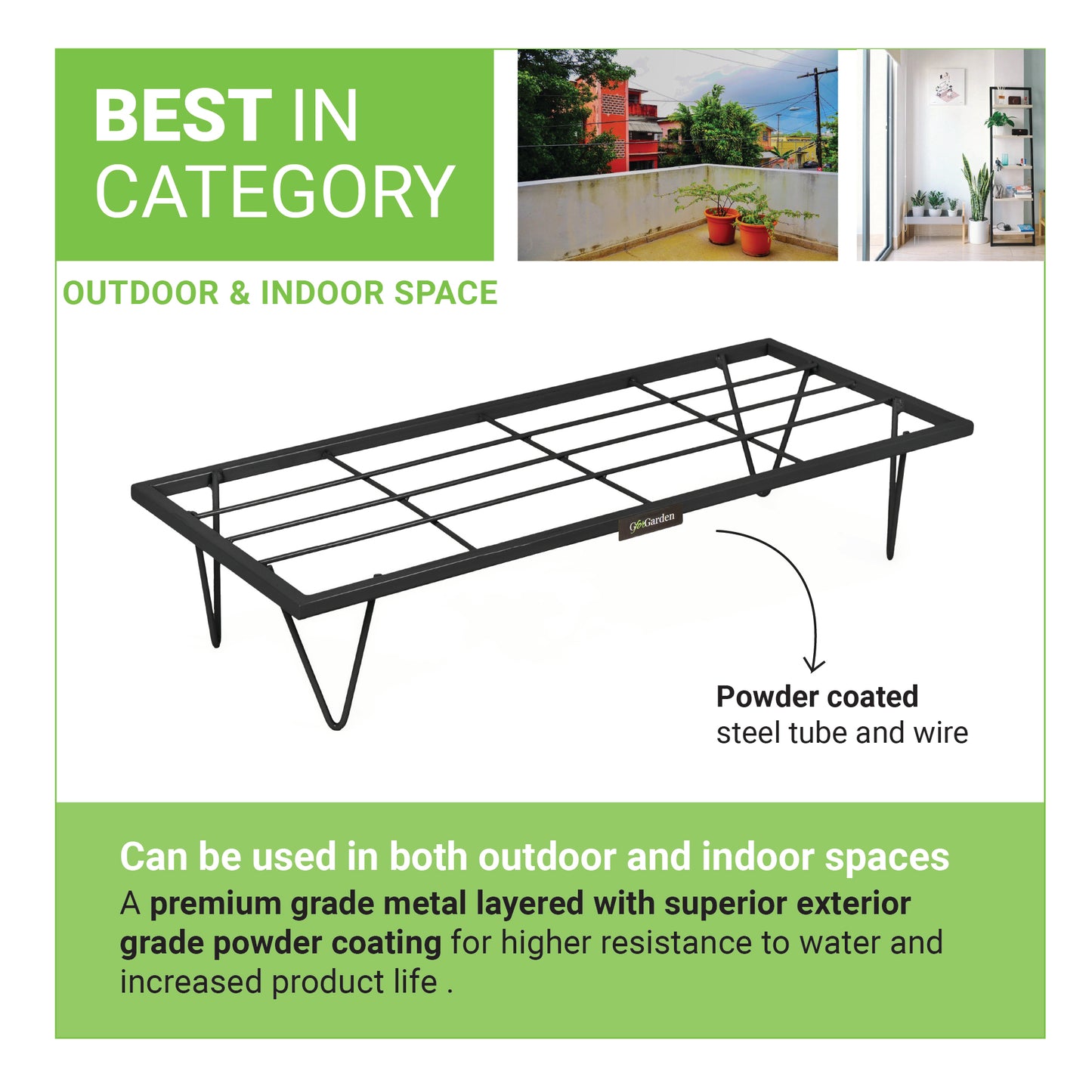 Rectangle Plant Stand-Yellow