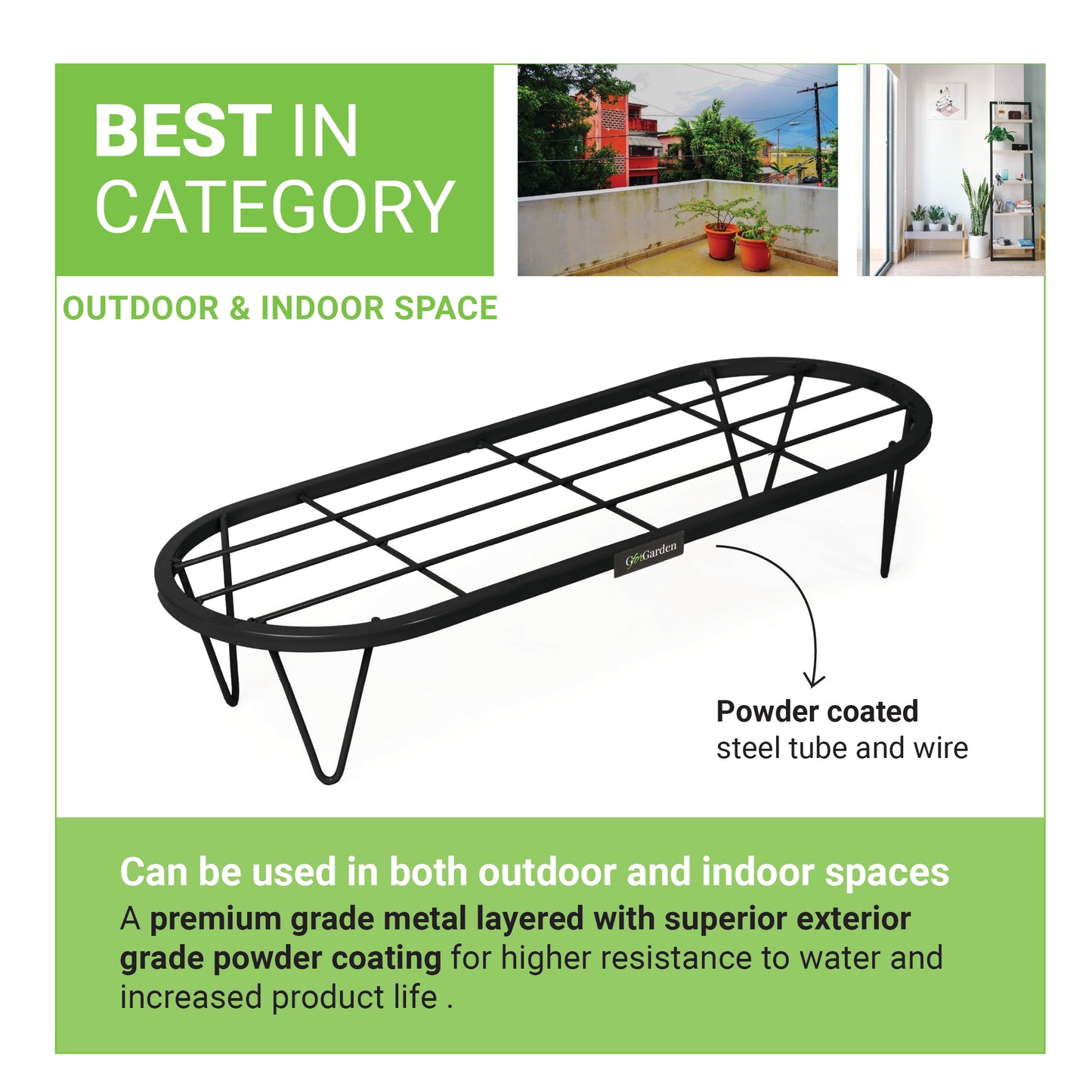 Stadium Plant Stand-Green