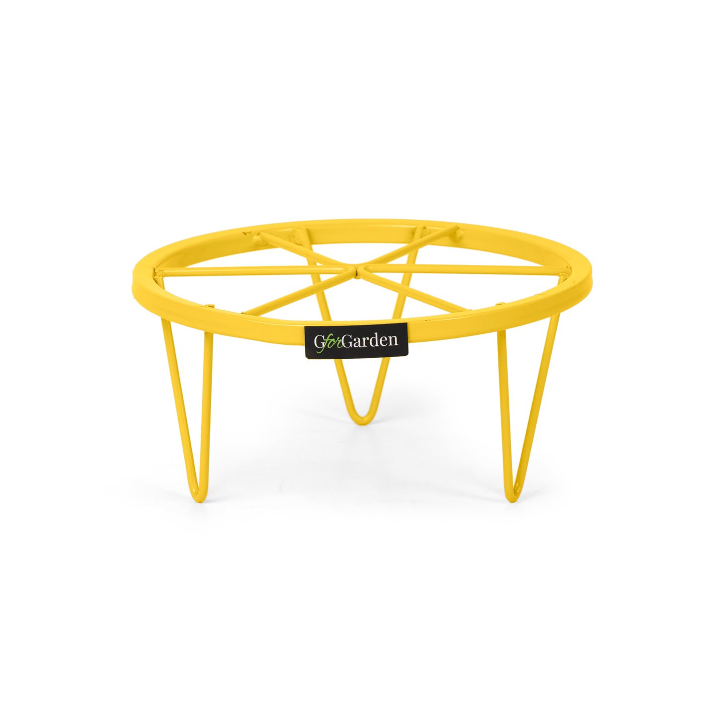 Round Plant Stand-Yellow