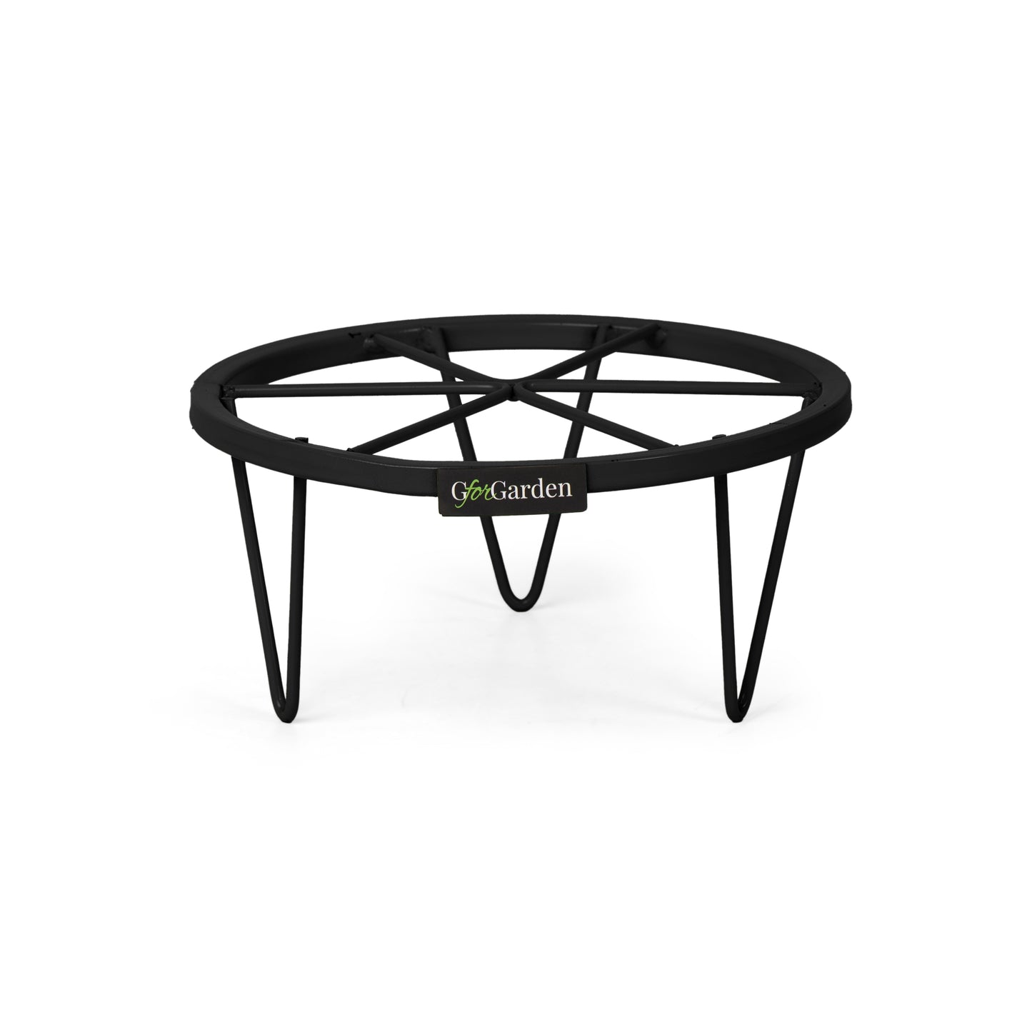 Round Plant Stand-Black