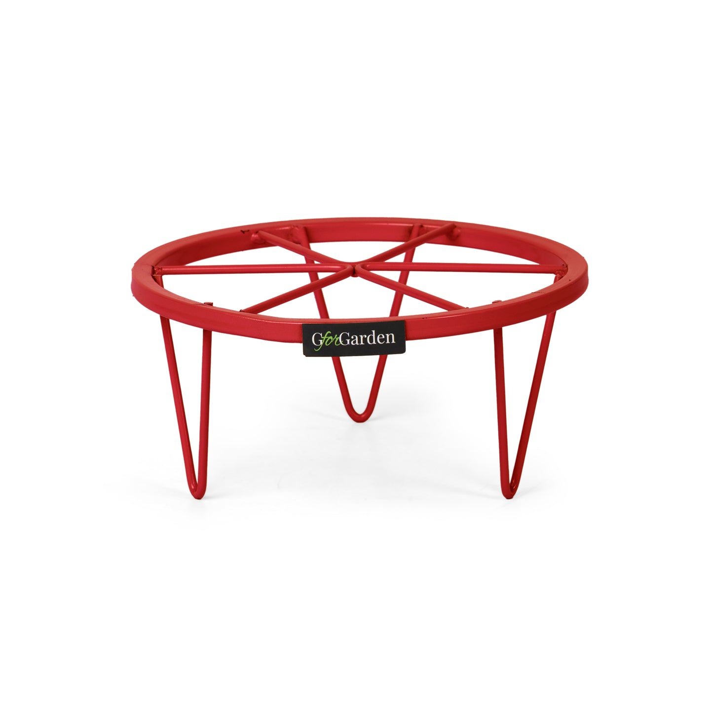 Round Plant Stand-Red