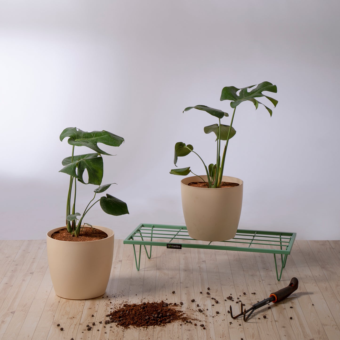 Rectangle Plant Stand-Green