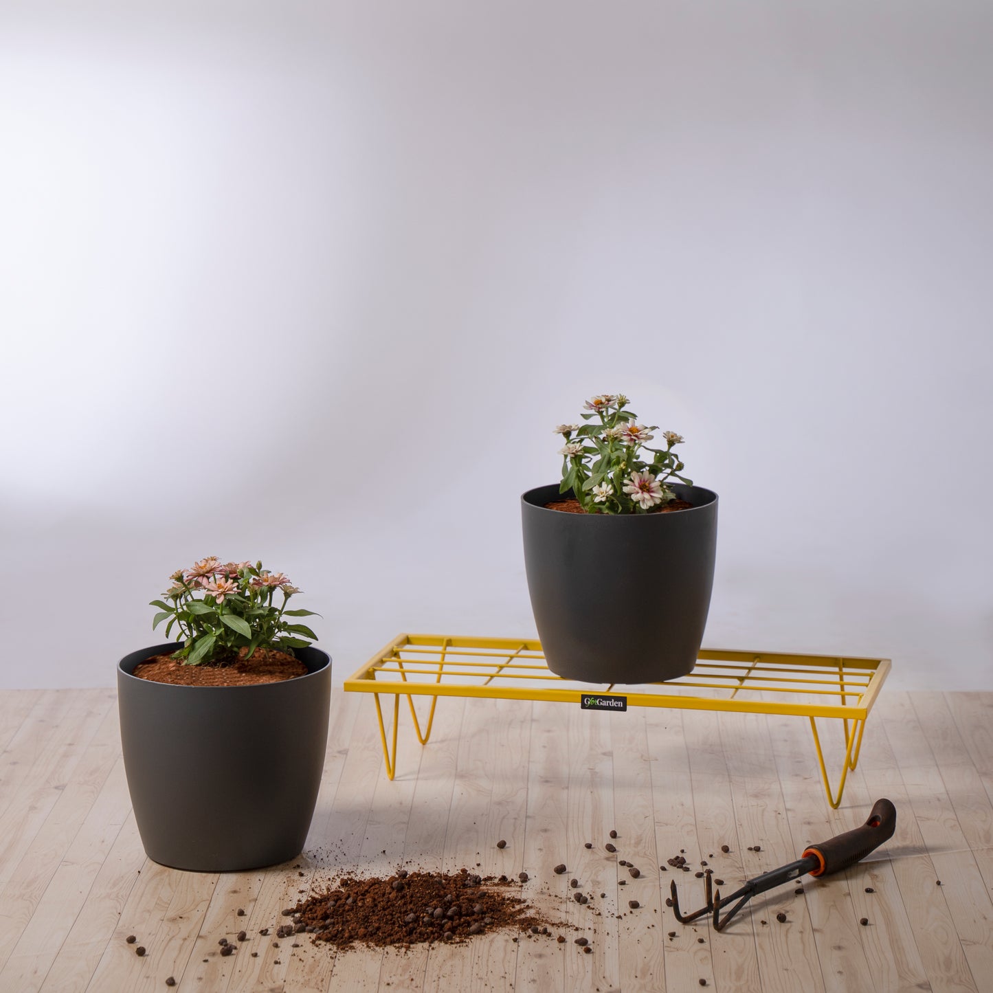 Rectangle Plant Stand-Yellow