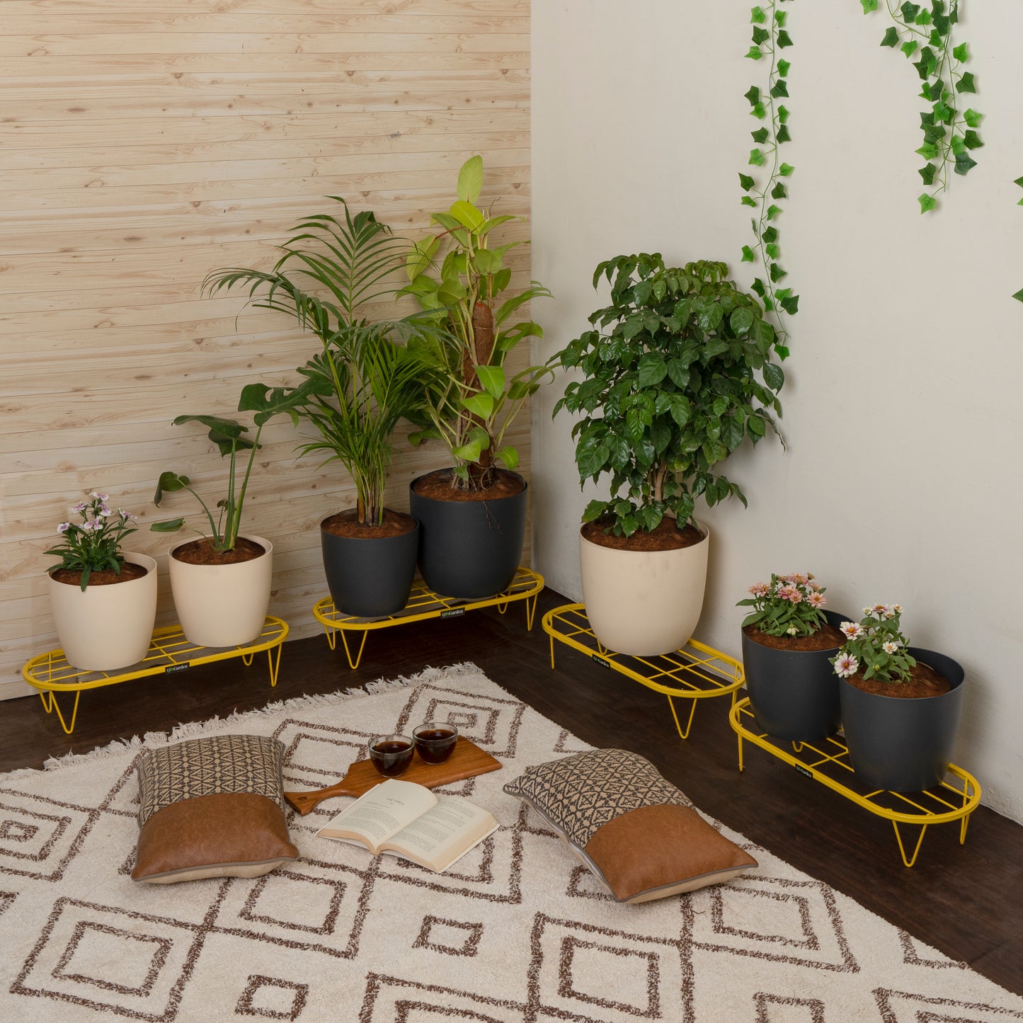 Stadium Plant Stand-Yellow