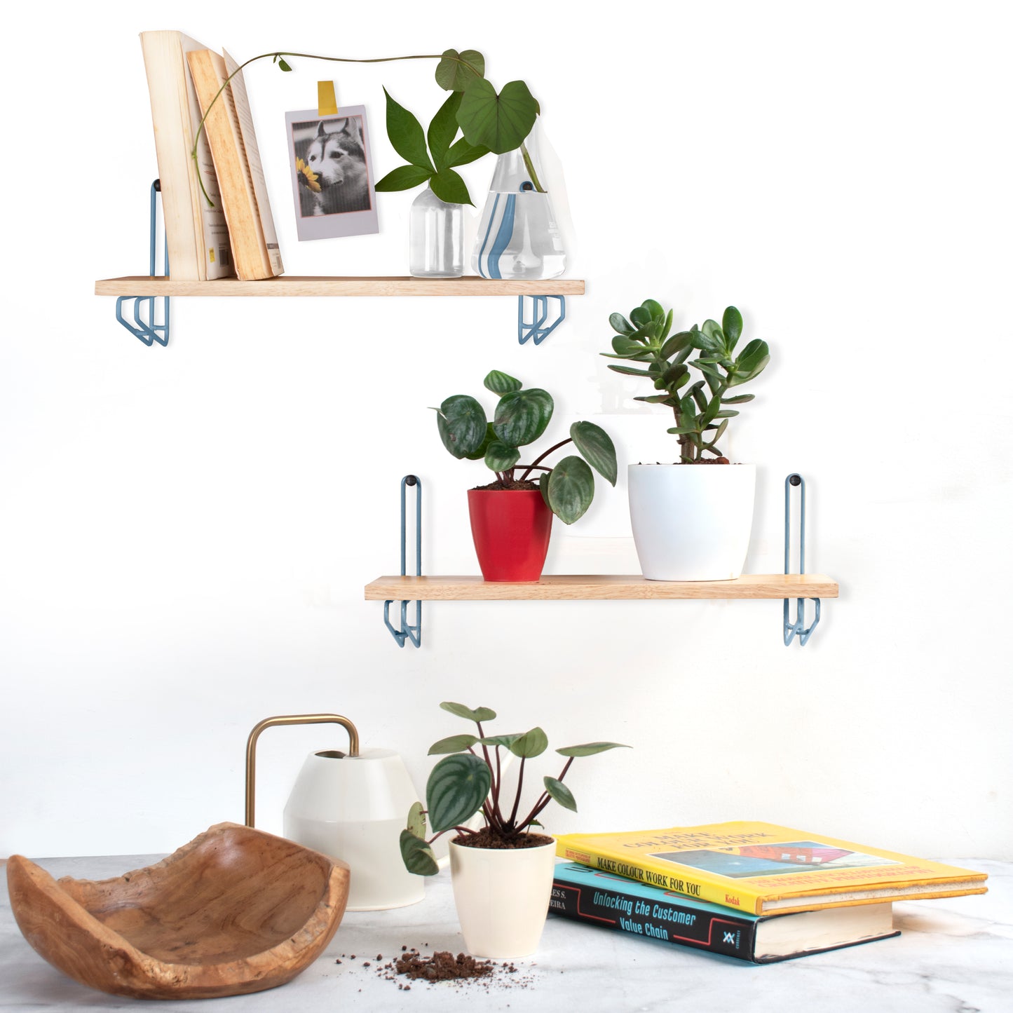 Rectangular Shelf [Steel Blue]